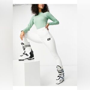 NWT ASOS 4505 White Tall Ski Skinny Ski Pants With Stirrup